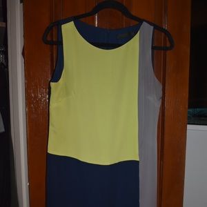 Lined sheath dress